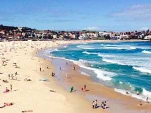 Bondi beach in Austrailia